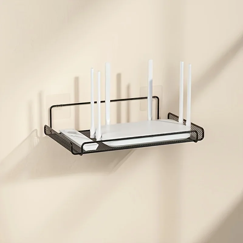 Home Office Bathroom - Stainless Steel Router Shelf No Drill