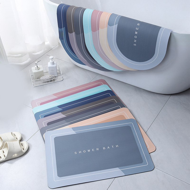 Absorbent Bathroom Bath Mat An - Jet Home Bathroom Mats 评论和价格