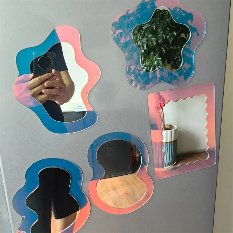 1PC Magnetic Geometric Pattern - Home Essentials Bathroom Cabinet 评论和价格