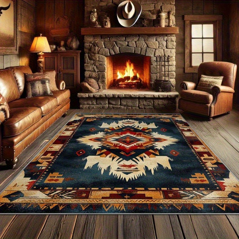Southwestern Carpet, Aztec Tri - Home Toilet Bathroom Design 评论和价格