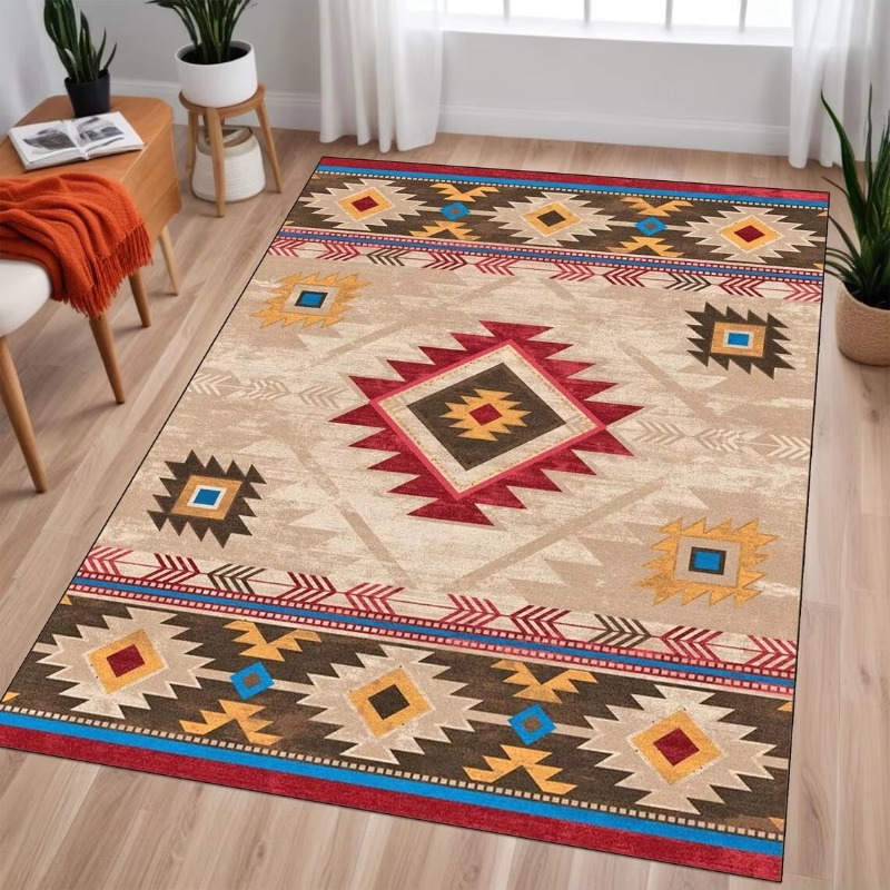 Southwestern Carpet, Aztec Tri - Home Toilet Bathroom Design 评论和价格