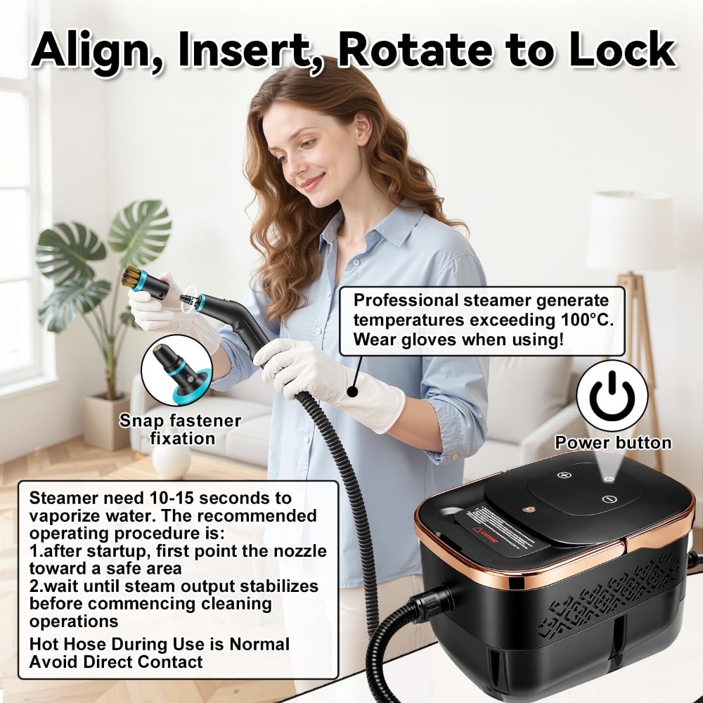 2500W Portable Steam Cleaner,  - Home Bathroom Images 评论和价格