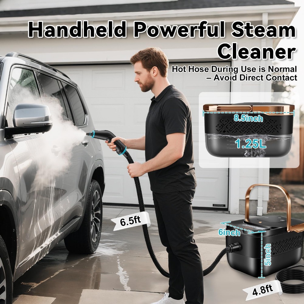 2500W Portable Steam Cleaner,  - Home Bathroom Images 评论和价格