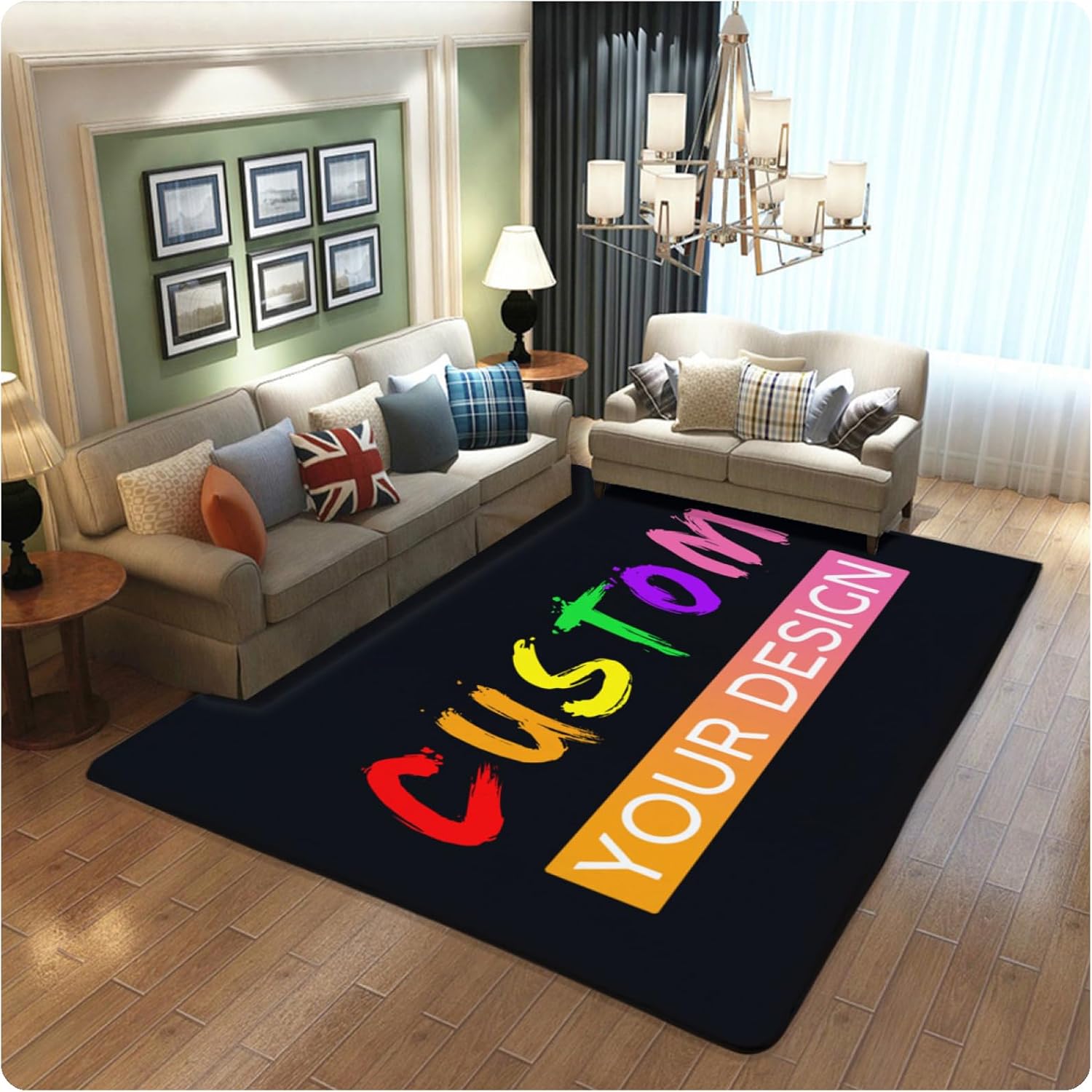 Custom Rug Personalized Area C - Home Bathroom Images 评论和价格