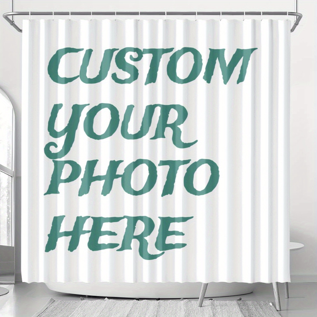Custom Photo Shower Curtain, P - Home Bathroom Images 评论和价格