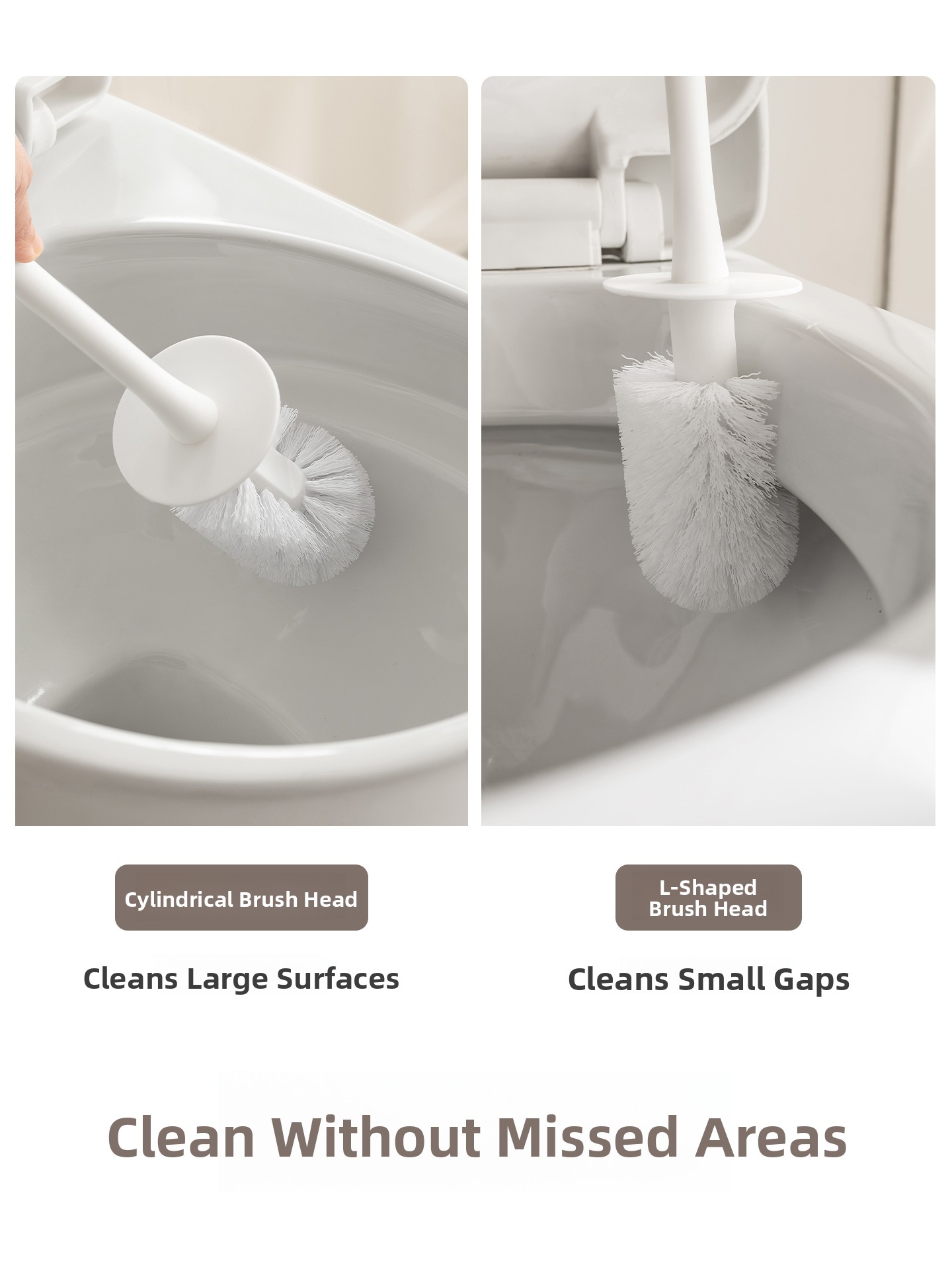 Corner Toilet Brush Wall Mount - Home Needs Bathroom Cleaning 评论和价格