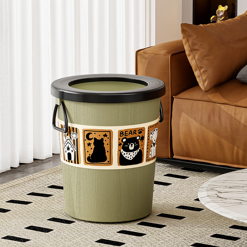 Vintage-Style Large Trash Bin  - Home Essentials Bathroom Storage 评论和价格