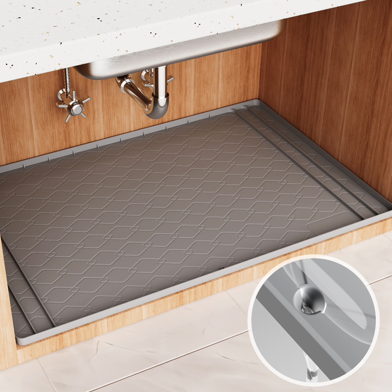 Silicone Under Sink Mat Kitche - Home Essentials Bathroom Cabinet 评论和价格
