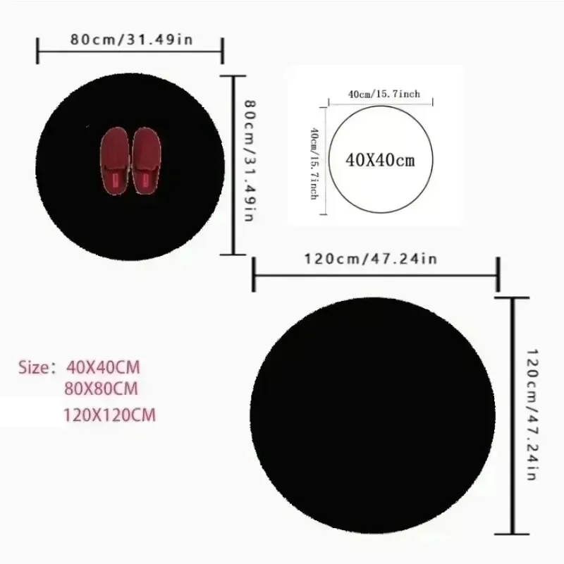 Traditional Geometric Round Ma - Home Toilet Bathroom Design 评论和价格