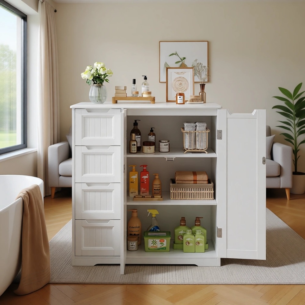 Bathroom Storage Cabinet with  - Home Essentials Bathroom Cabinet 评论和价格