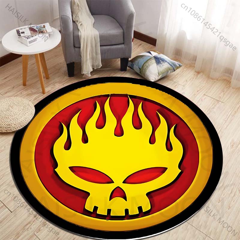 Fiery Skull Emblem Design Prin - Home Toilet Bathroom Design 评论和价格