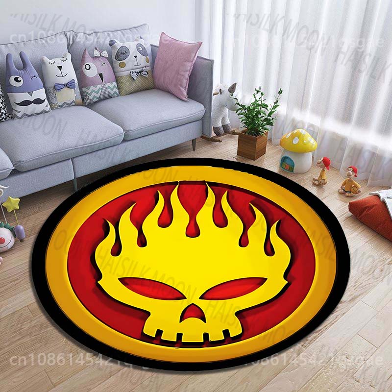 Fiery Skull Emblem Design Prin - Home Toilet Bathroom Design 评论和价格
