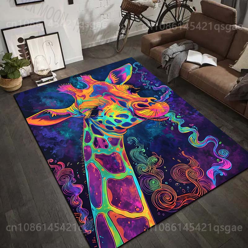 1PC Colorful artistic giraffe  - Home Bathroom Images 评论和价格