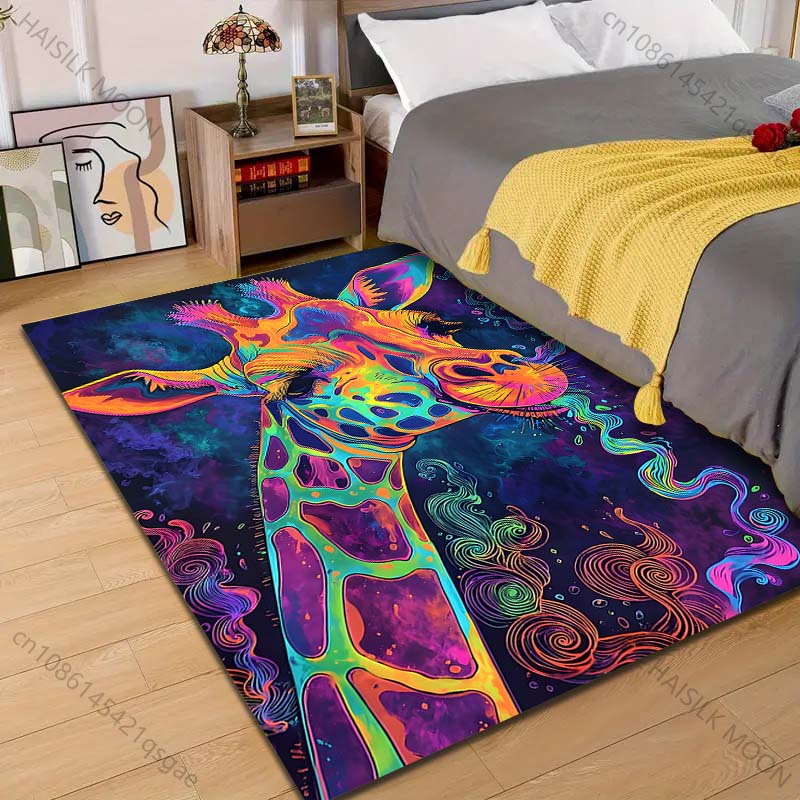 1PC Colorful artistic giraffe  - Home Bathroom Images 评论和价格