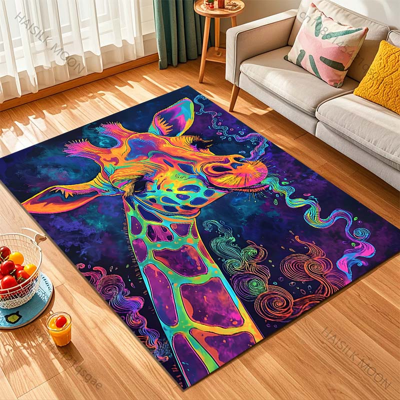 1PC Colorful artistic giraffe  - Home Bathroom Images 评论和价格