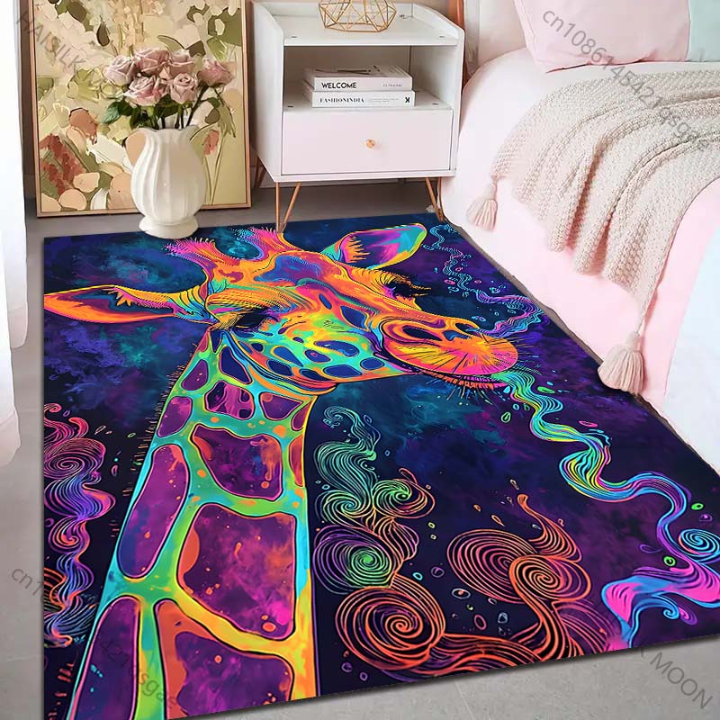 1PC Colorful artistic giraffe  - Home Bathroom Images 评论和价格