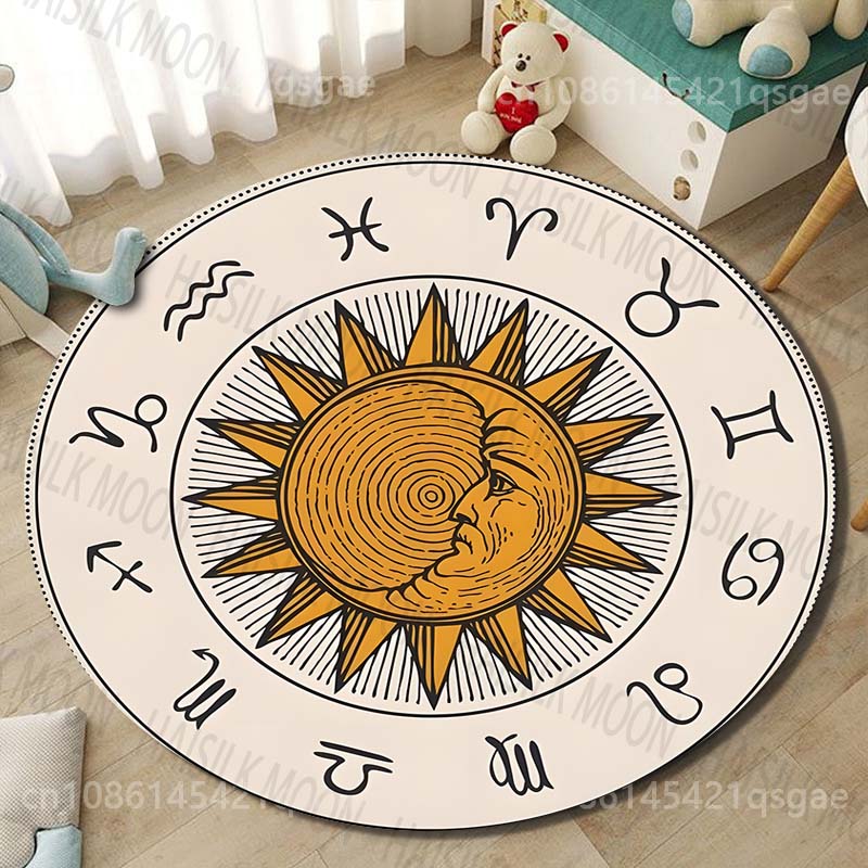 1PC Zodiac signs around sun im - Home Bathroom Images 评论和价格