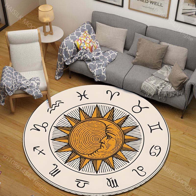 1PC Zodiac signs around sun im - Home Bathroom Images 评论和价格