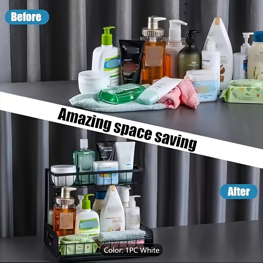 Under Sink Kitchen Storage Rac - Home Essentials Bathroom Cabinet 评论和价格