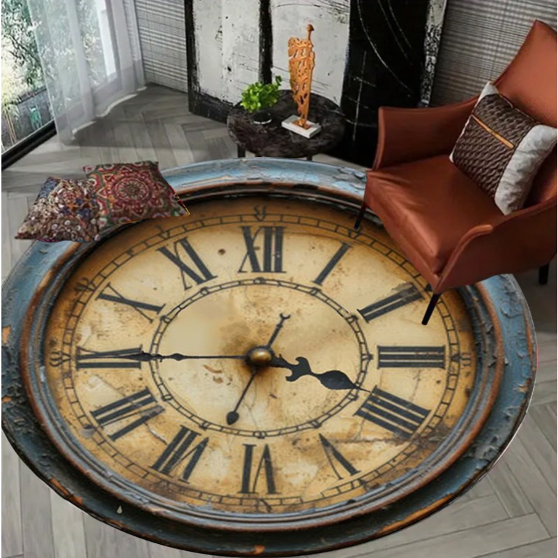 Vintage Clock Design Round Car - Home Toilet Bathroom Design 评论和价格