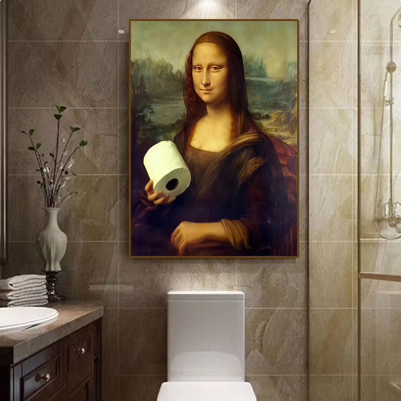 1pc Funny Abstract Bathroom To - Home Toilet Bathroom Design 评论和价格