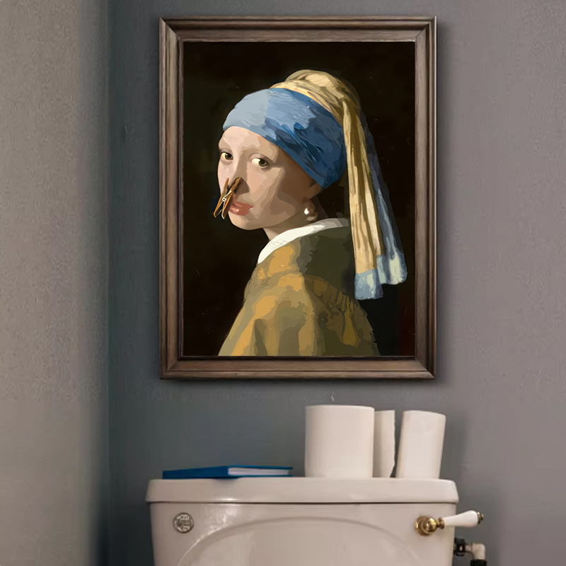 1pc Funny Abstract Bathroom To - Home Toilet Bathroom Design 评论和价格