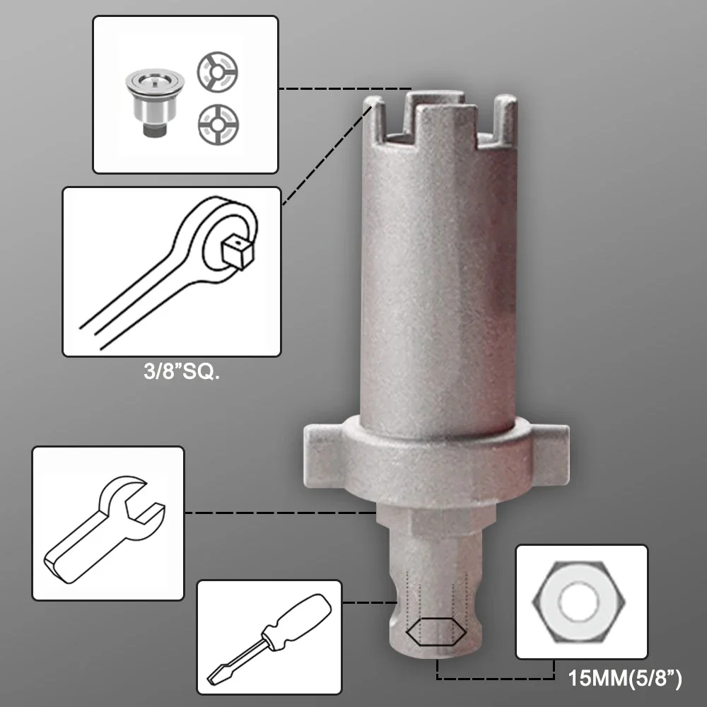 Sink Faucet Wrench Plumbing Re - Home Bathroom Water Heater 评论和价格