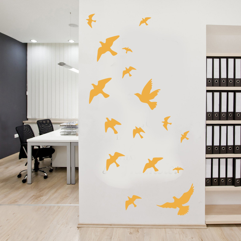 12Pcs/set Bird Wall Stickers H - Home Bathroom Floor Tiles 评论和价格