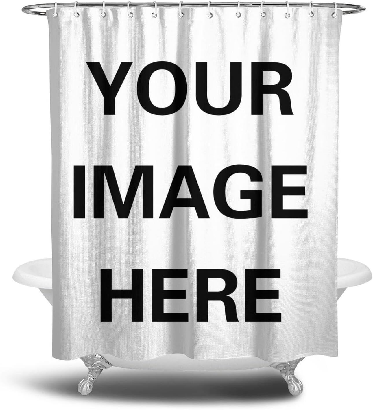Custom Personalized Shower Cur - Home Bathroom Images 评论和价格
