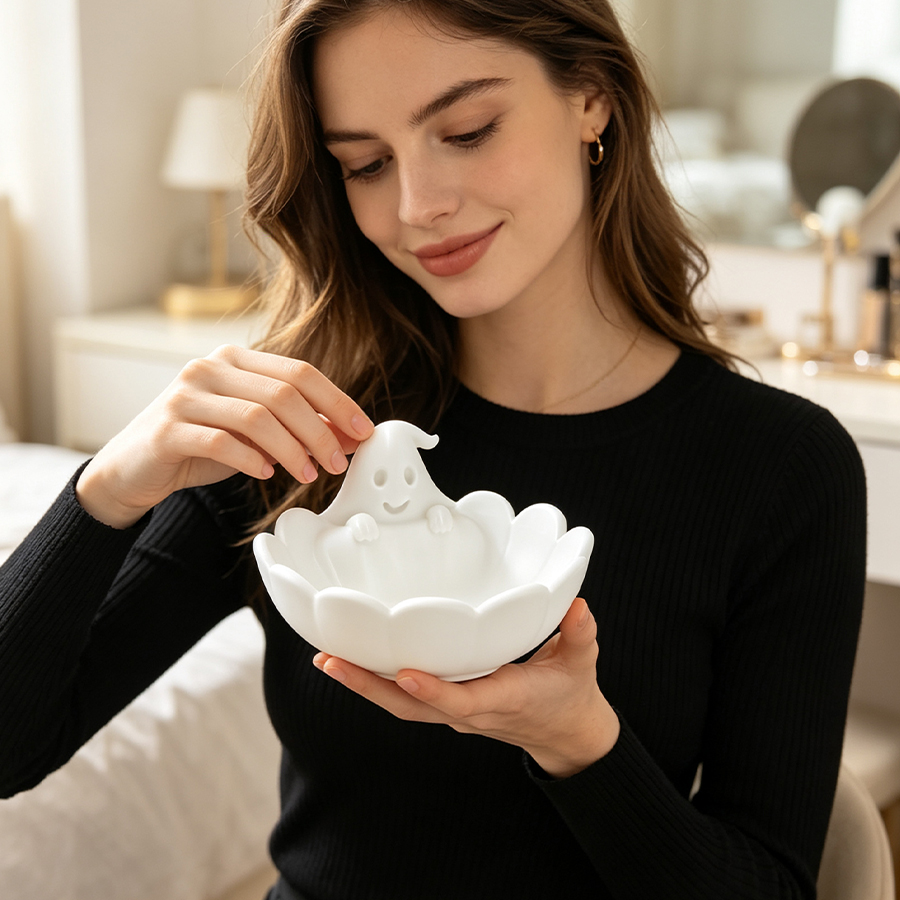 Matte White Soft-Touch Ghost-S - Home Essentials Bathroom Cabinet 评论和价格