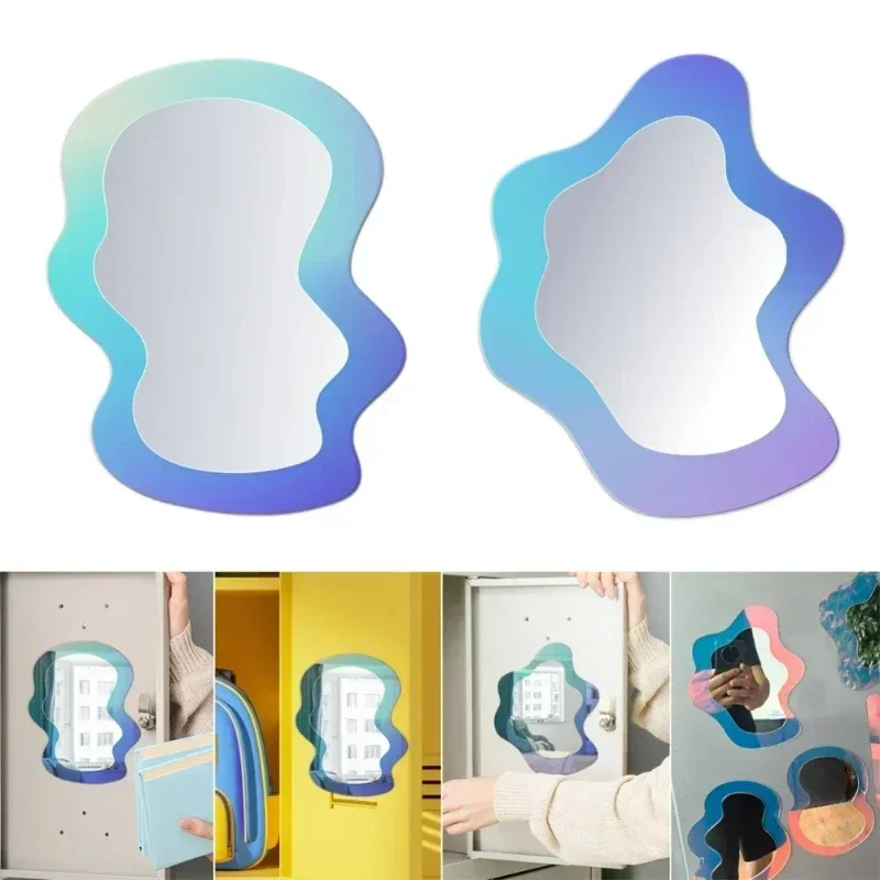 Magnetic Geometric Pattern Mir - Home Essentials Bathroom Cabinet 评论和价格
