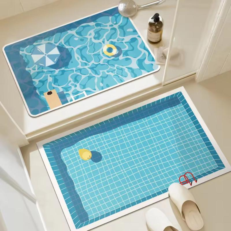 Rubber Bathroom Anti Slip Floo - Jet Home Bathroom Mats 评论和价格