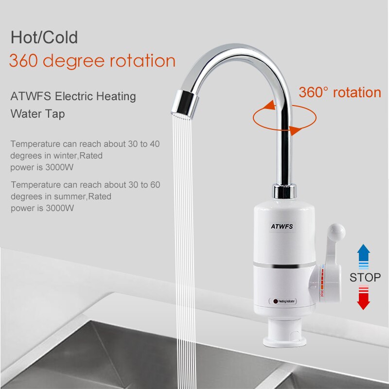 ATWFS Tankless Electric Newest - Home Bathroom Water Heater 评论和价格