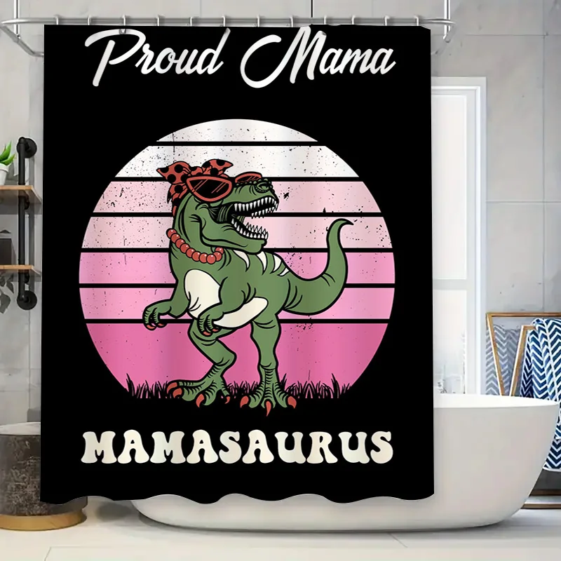 Stylish Mama Dinosaur Shower C - Home Decor Bathroom Ideas 评论和价格