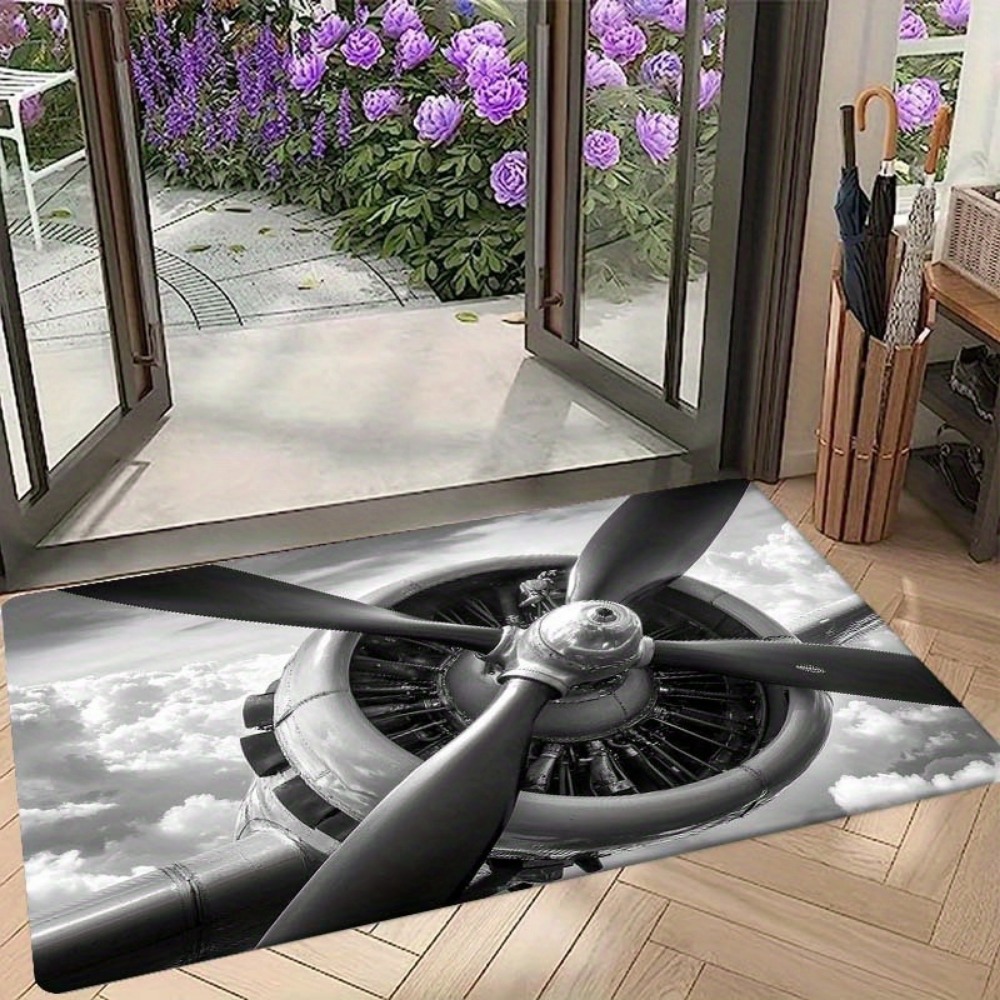 Aviation Inspired Jet Engine P - Jet Home Bathroom Mats 评论和价格