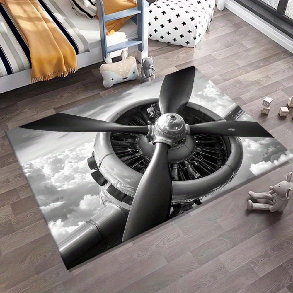 Aviation Inspired Jet Engine P - Jet Home Bathroom Mats 评论和价格