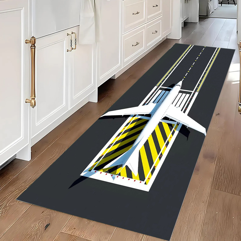 Top View Airport Apron Yellow  - Jet Home Bathroom Mats 评论和价格