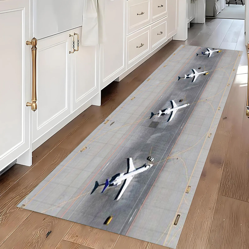 Top View Airport Apron Yellow  - Jet Home Bathroom Mats 评论和价格