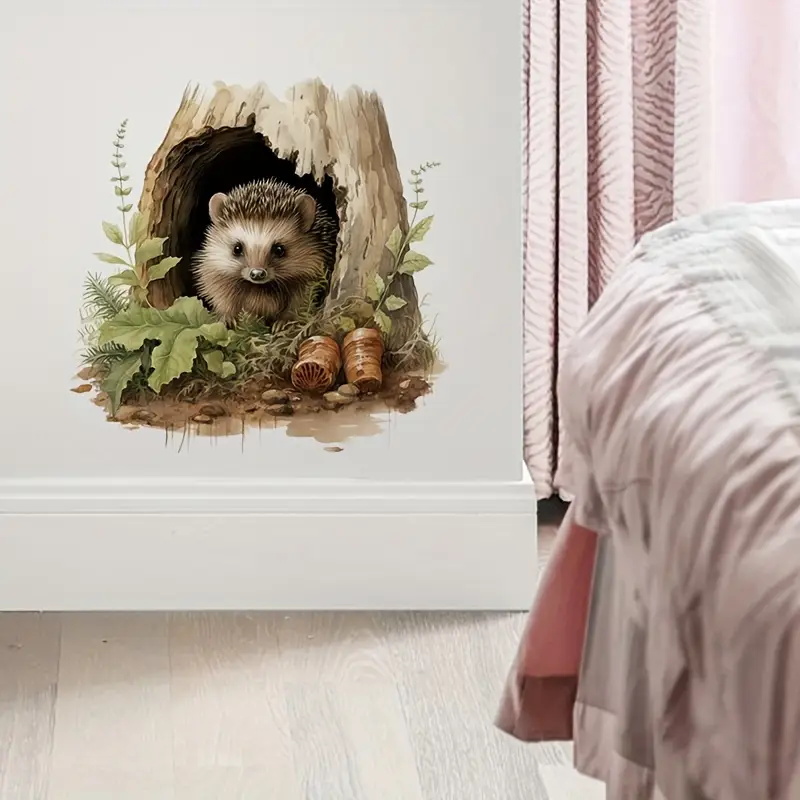 Little Hedgehog Hole Decal, To - Home Toilet Bathroom Design 评论和价格