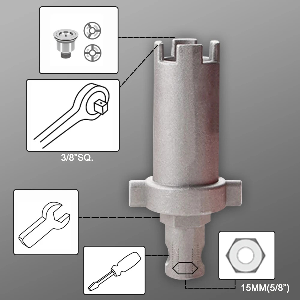 TINSOL Sink Faucet Wrench Anti - Home Bathroom Water Heater 评论和价格