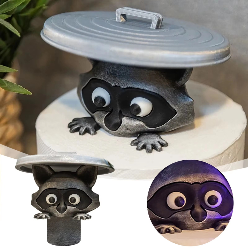 Cute Raccoon Toilet Paper Hold - Home Decor Bathroom Ideas 评论和价格